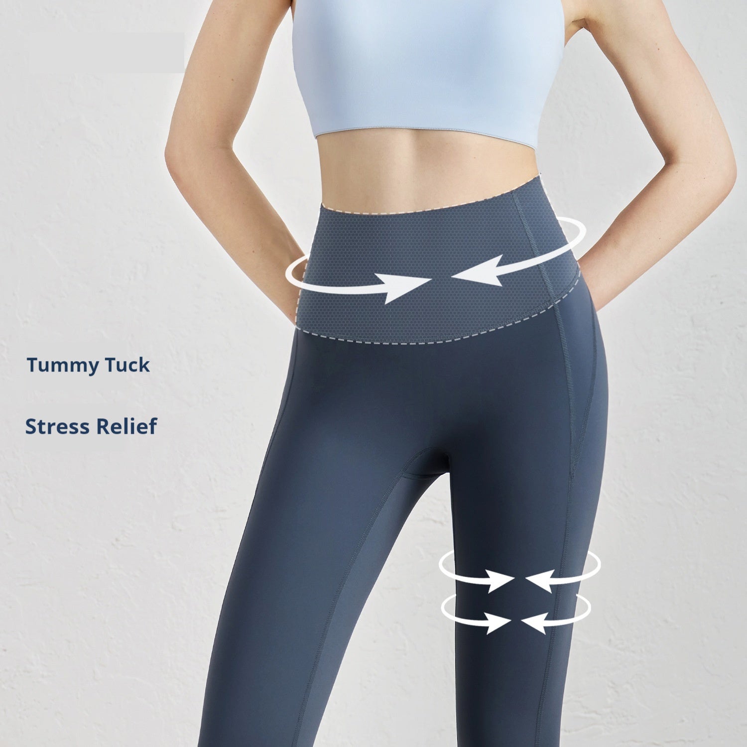 Peach Hip Sports Leggings High Waist Hip Lift Nude Feel