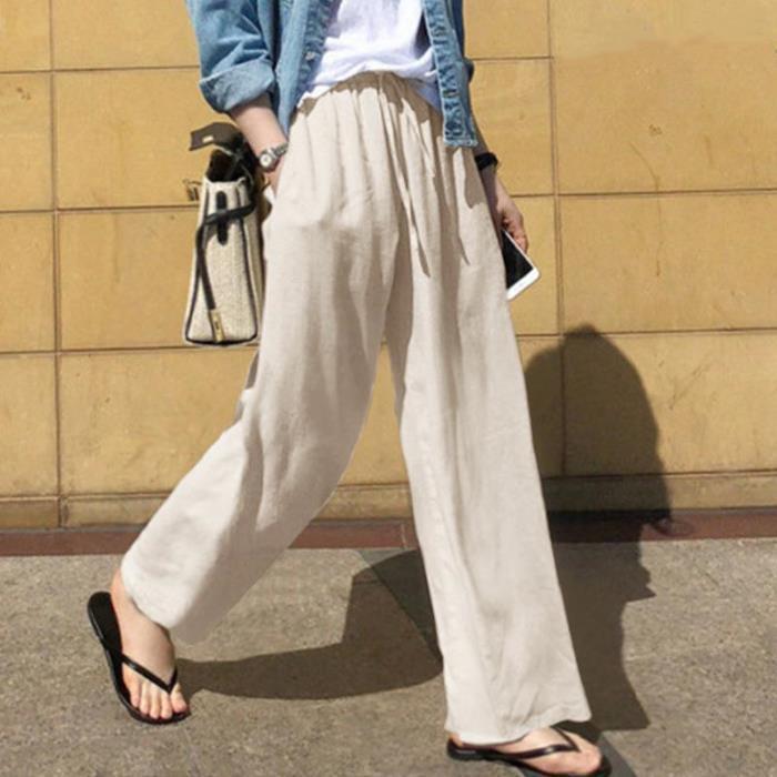 High Waist Women's Pants Loose Casual Pants