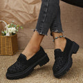 Platform Loafers Cozy Stylish And British-inspired Leather Shoes