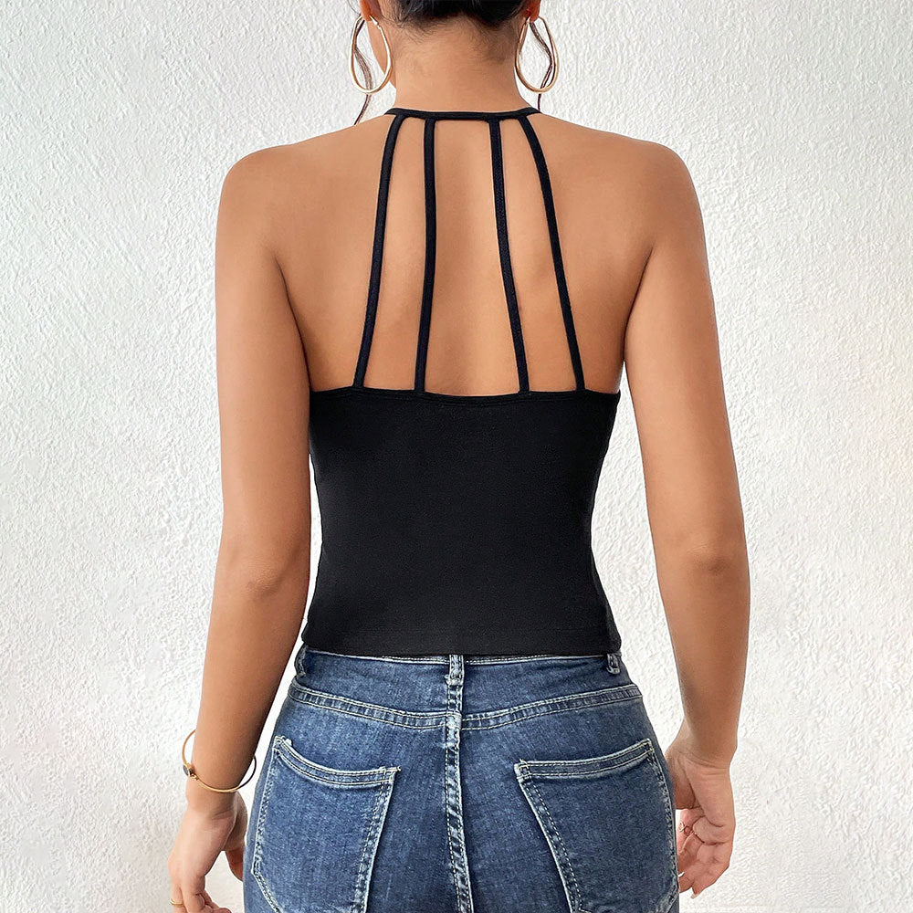 BacklessFigure-flattering Cropped Top