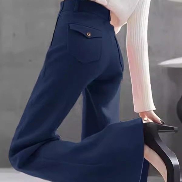 Versatile High-waisted Slimming Workwear Bootcut Pants