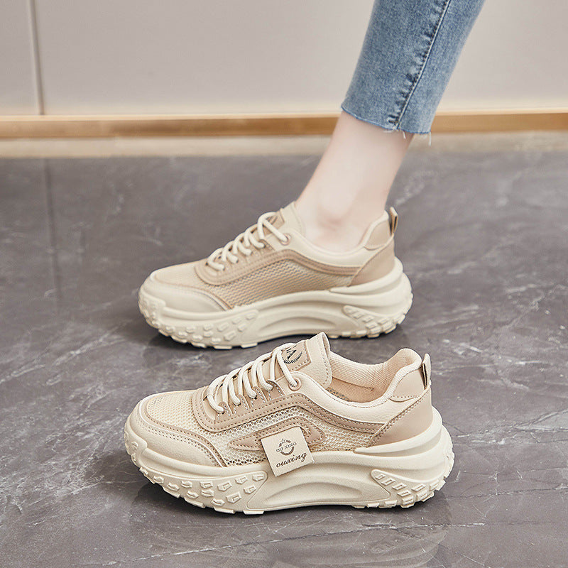 Womens Casual Soft-soled Breathable Mesh Sneakers