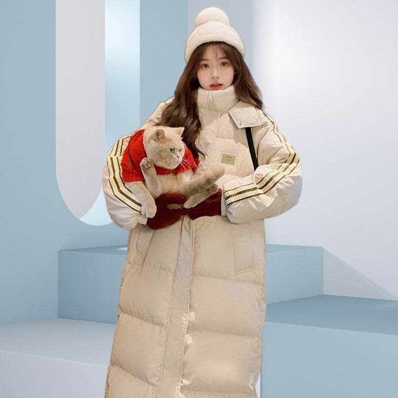 Women's Winter Mid-Length High-End Padded Down Coat