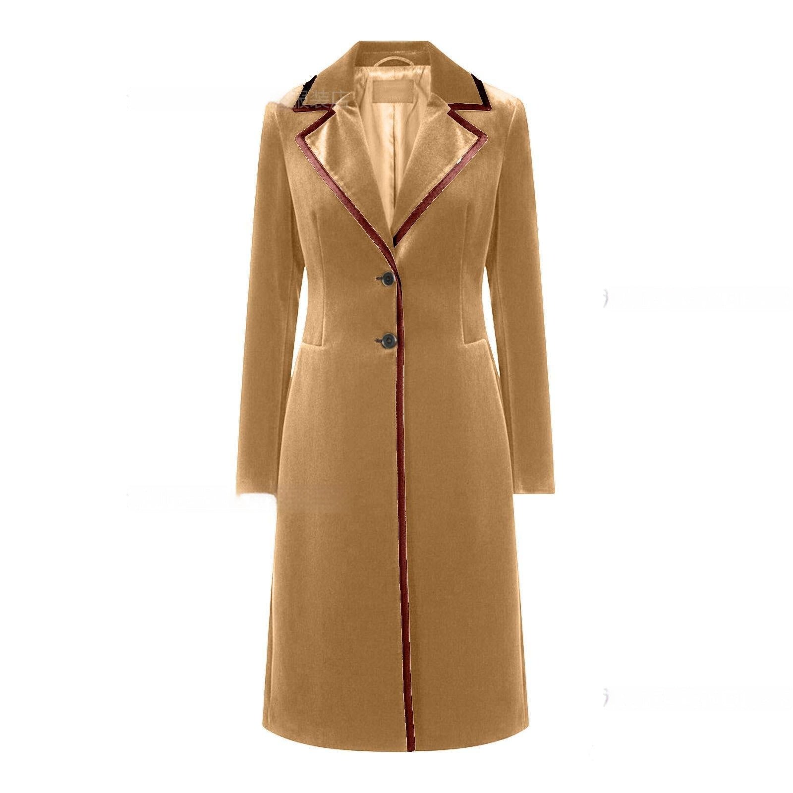 Stylish And Sophisticated Velvet Coat For Women