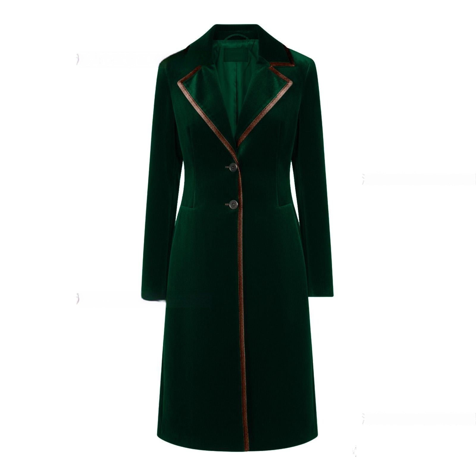 Stylish And Sophisticated Velvet Coat For Women