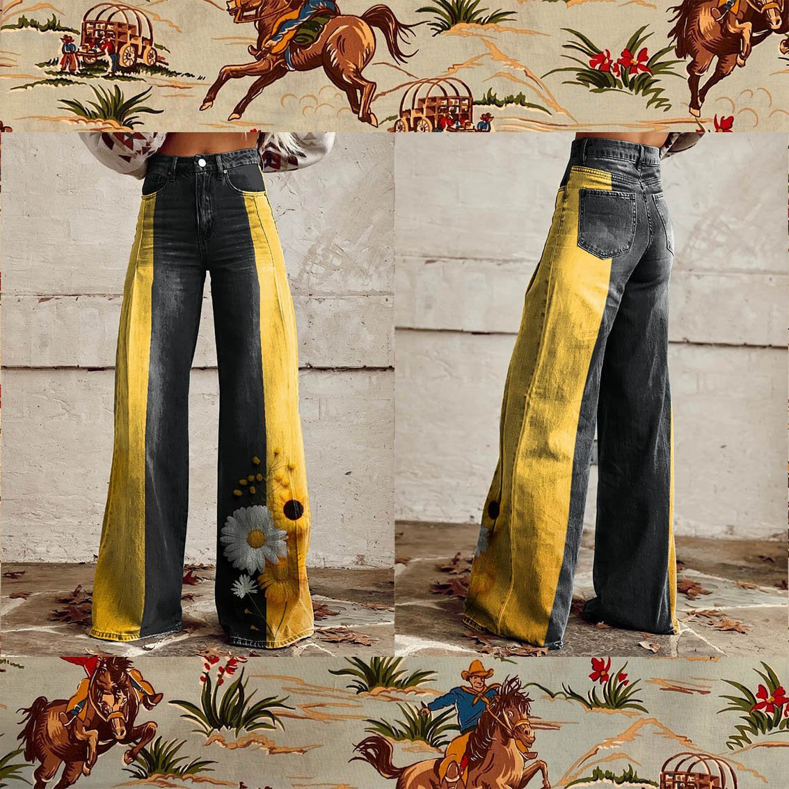 Hot Selling Plus Size Women's Casual Pants Thin Imitation Jeans