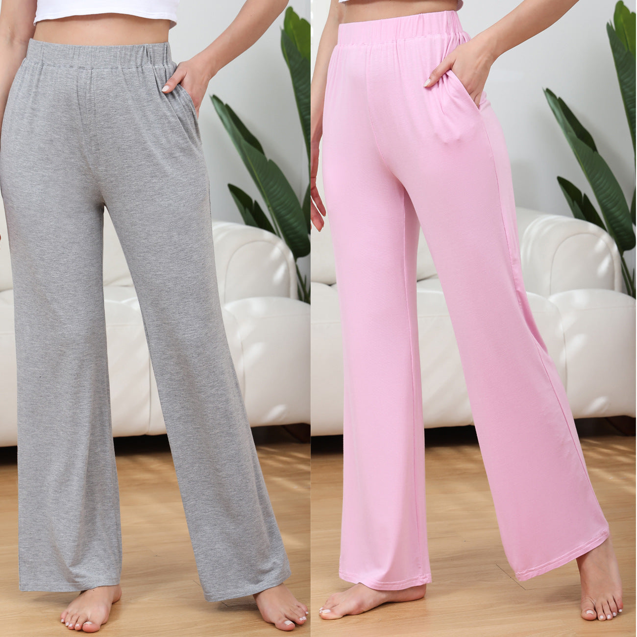 Women's Body Training Dance Wide-leg Pants