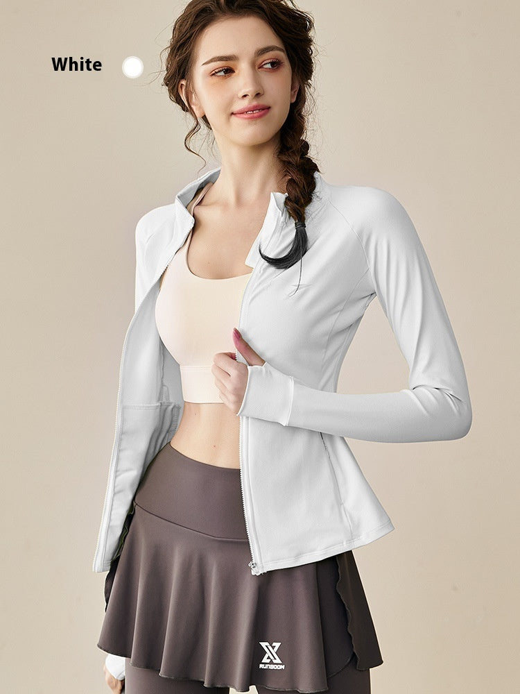 Morning Running Tennis Suit Gym Long-sleeved Top Yoga Suit
