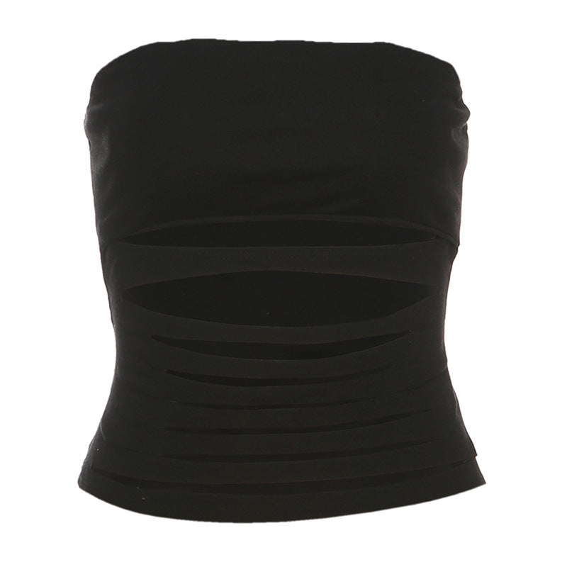 Solid Color Sexy Hot Girl Tube Top Vest