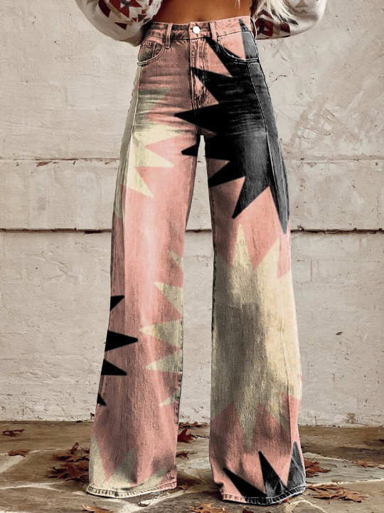 Hot Selling Plus Size Women's Casual Pants Thin Imitation Jeans