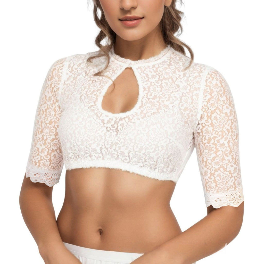 Elegant Classic Lace Base Shirt