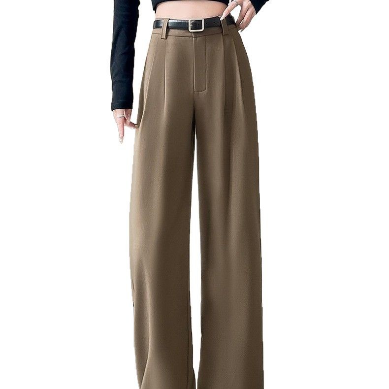 Spring Summer High-End Flowy Suit Pants