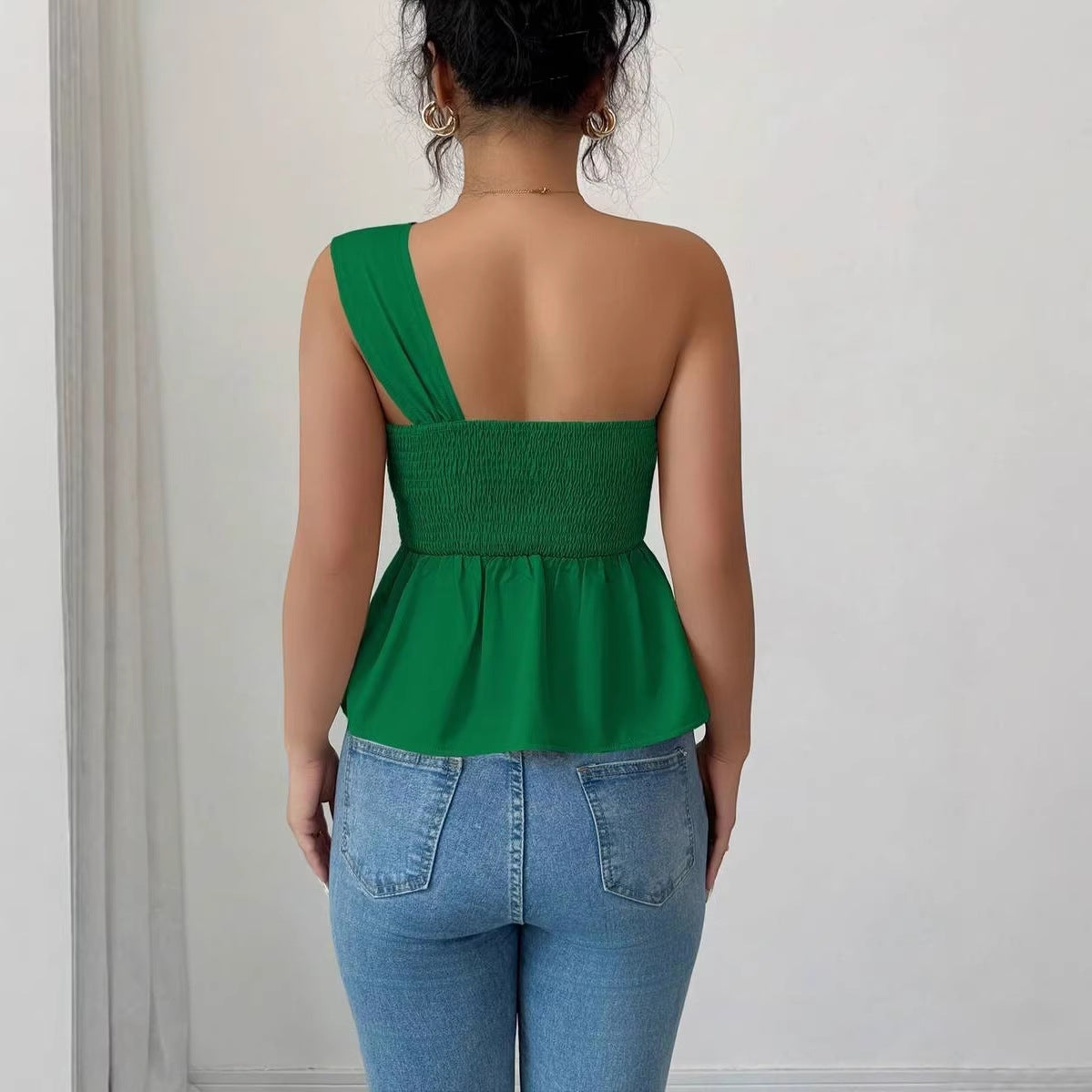 Irregular-fit Sleeveless Top