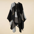 Casual Plaid Oversized Scarf Cashmere Women