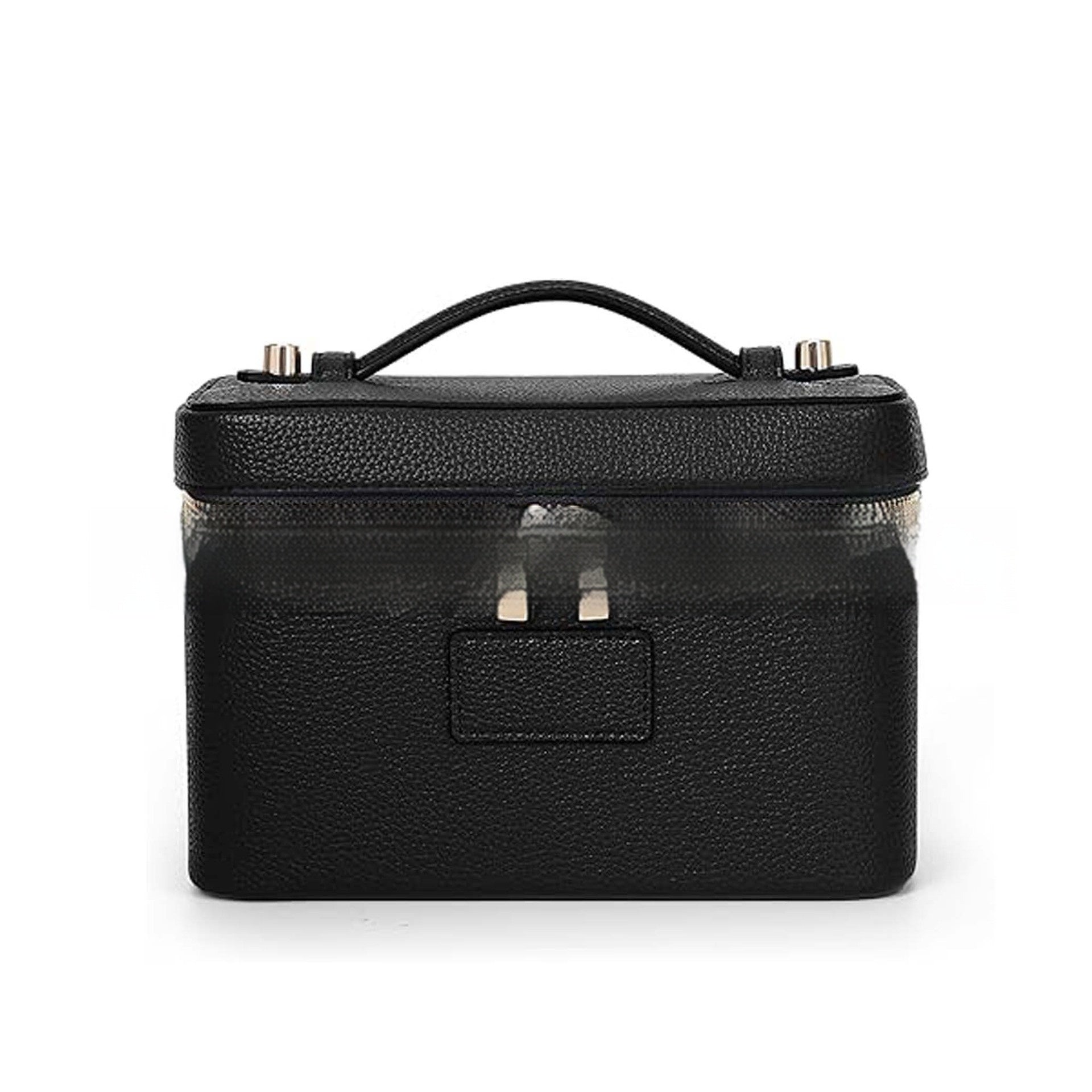 Affordable Luxury Solid Color High-capacity PU Leather Portable