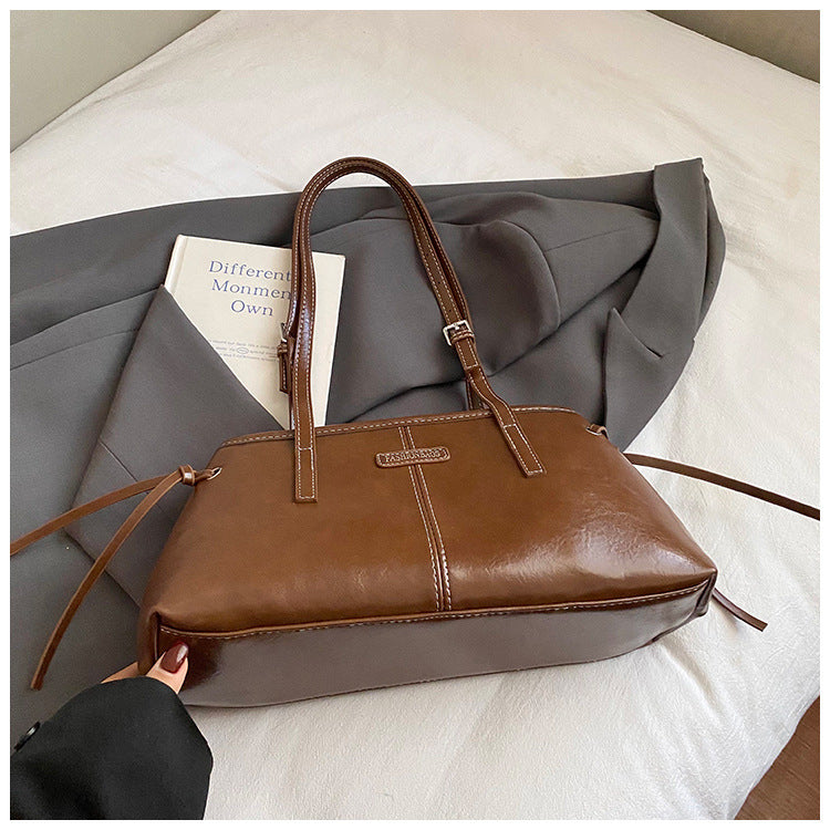 Fashionable Retro Minimalist Womens Shoulder Bag