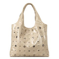 Niche-design High-capacity Tote Bag With Studs