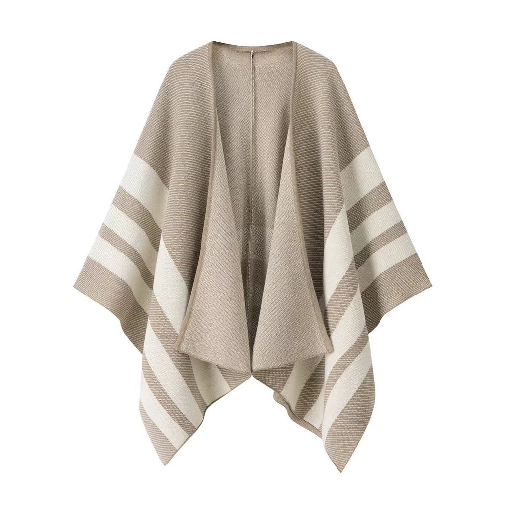 Retro-style Cloak Maillard Outerwear Cape