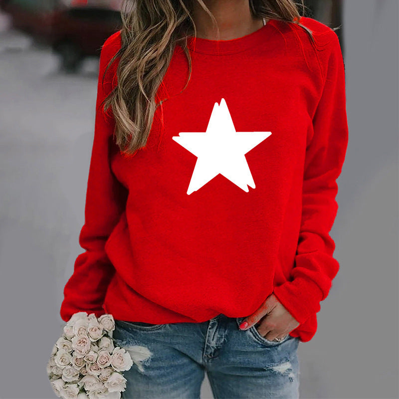 Women's Autumn Printed Sports Top