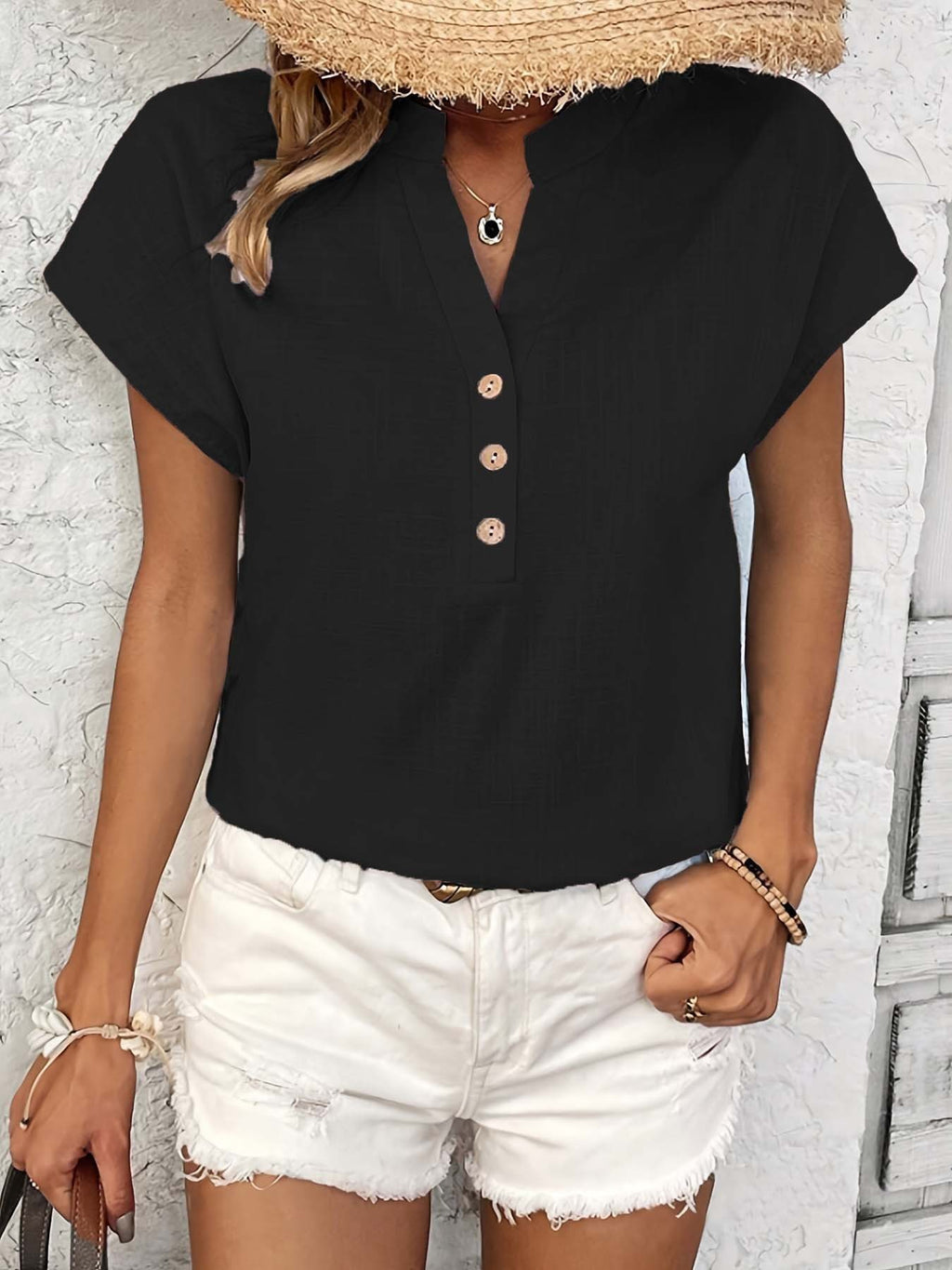 Retro Cotton And Linen Women's Casual Shirt