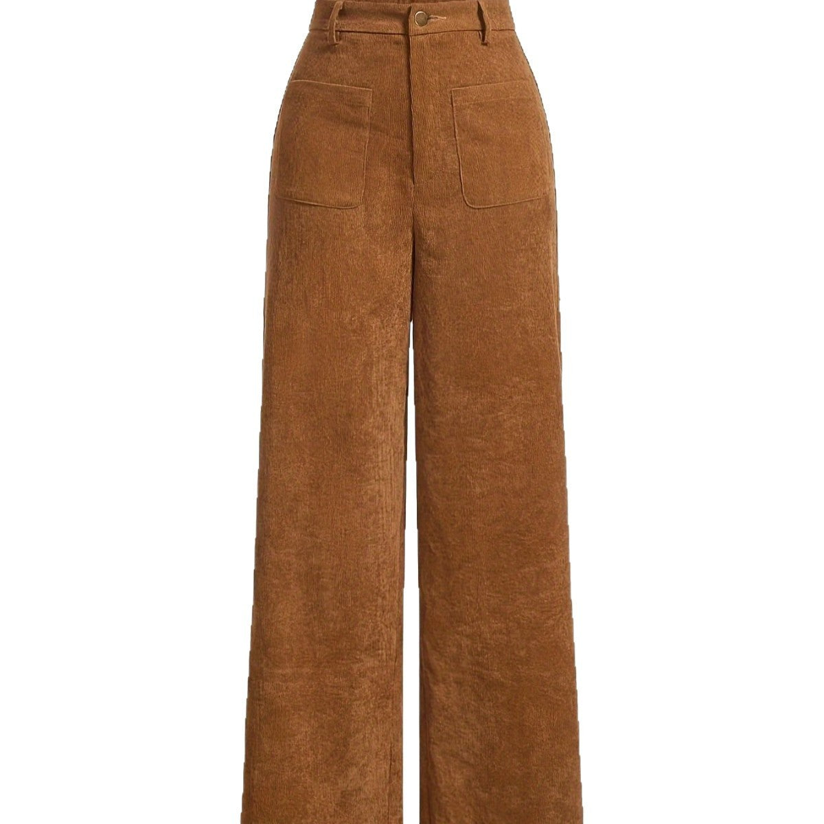 Tall Loose All-matching Corduroy Retro Straight-leg Trousers