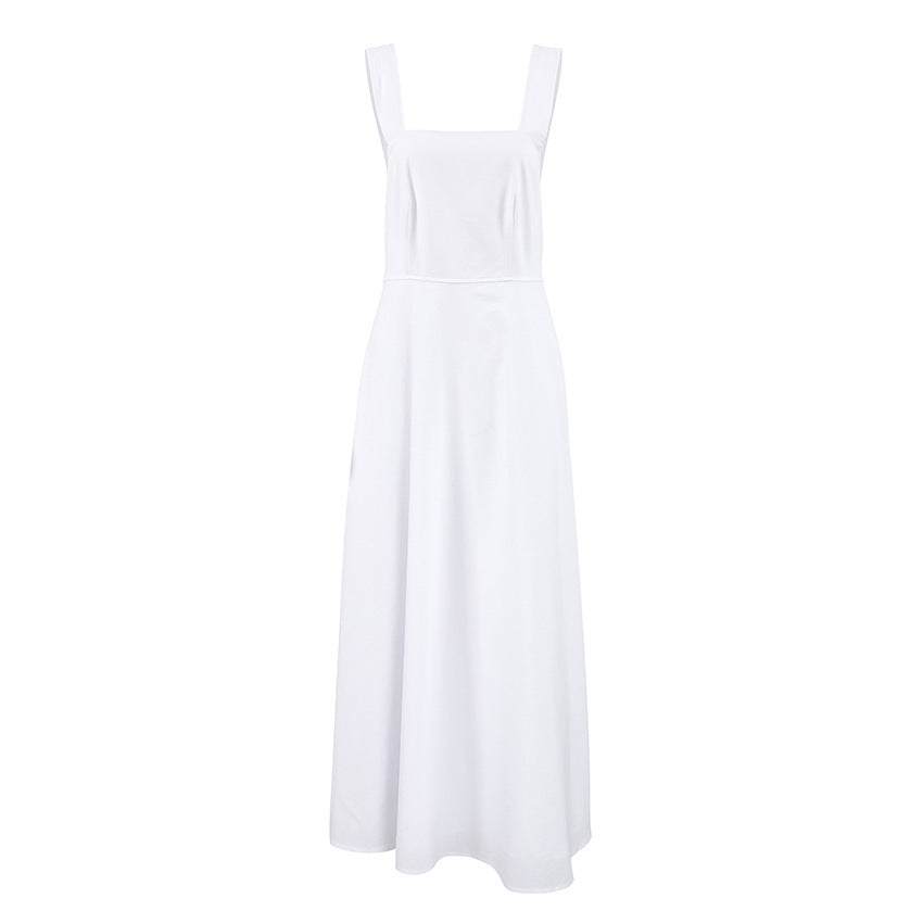 Elegant Sling Backless Dress