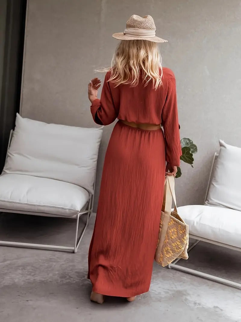 Ladies' Elegant Vacation Long Dress