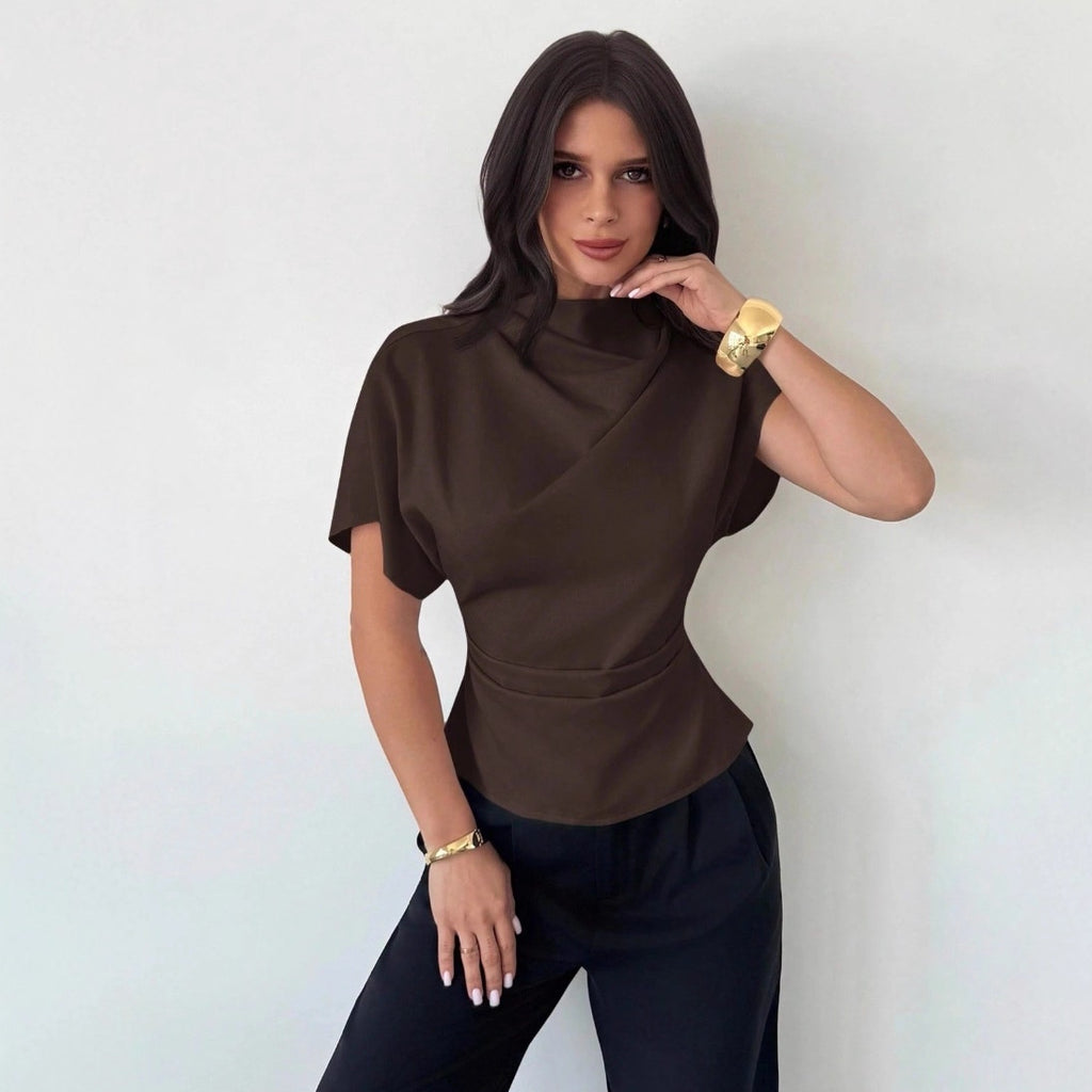 Asymmetrical Fashion Blouse Top