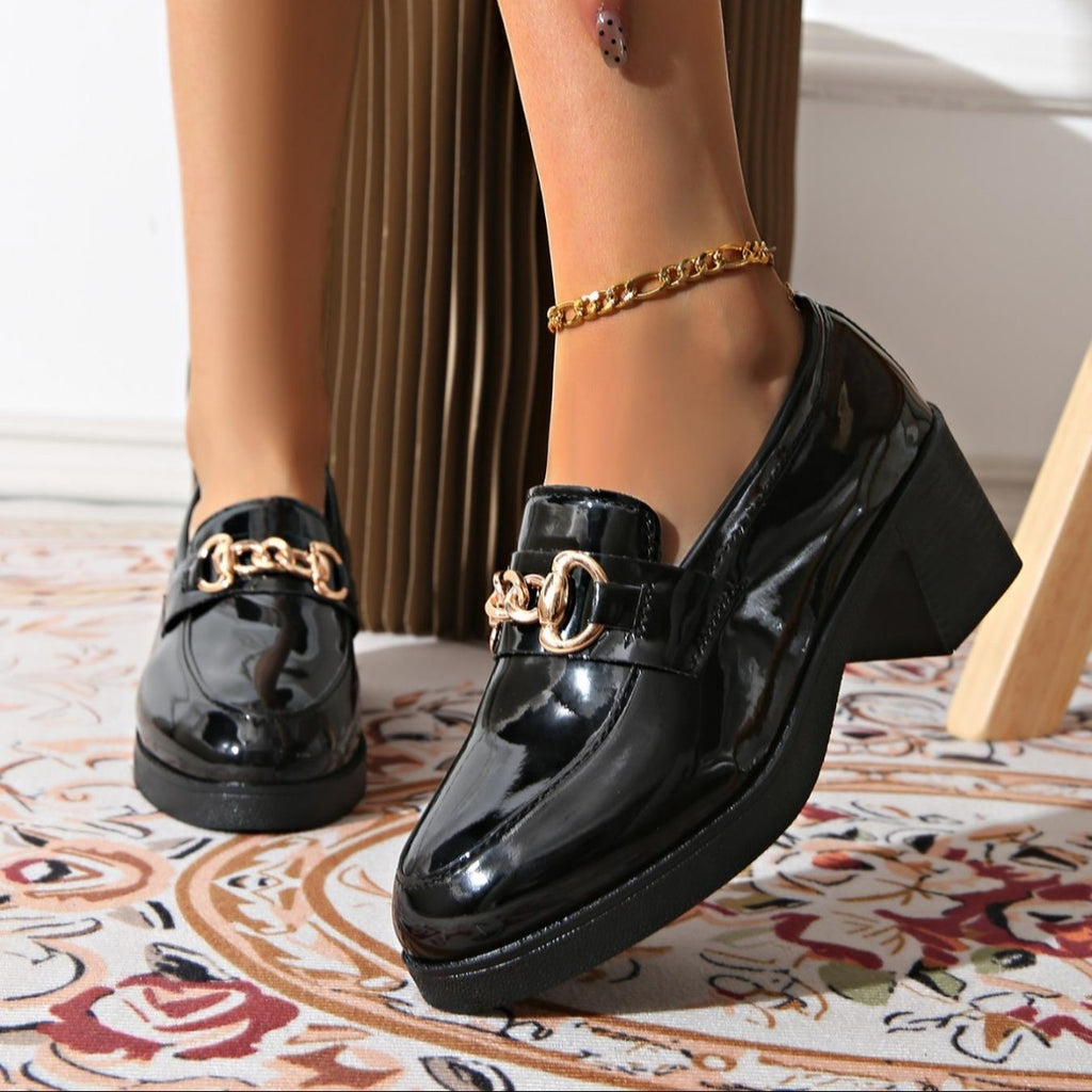 Womens Fashionable Bowtie Plus-Size High-Heel Pumps