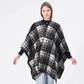 Spring, Autumn And Winter Air Conditioning Blanket Warm Cloak Women's High-grade Classic Plaid Elegant Shawl