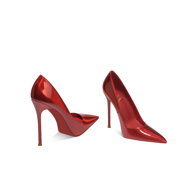 Plus-Size Ultra-Thin Heel High Heels