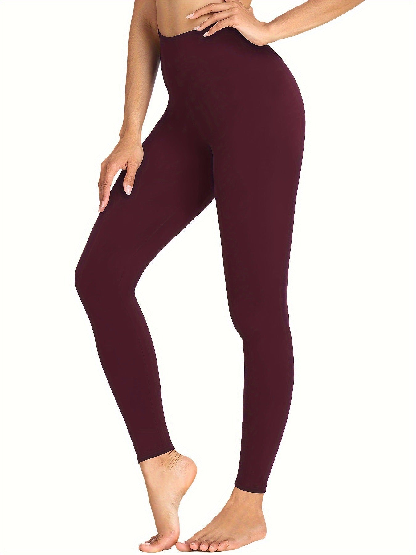 Women's High Waist Not See-through Oversized Leggings