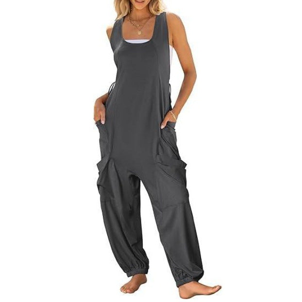 Women's Sling Loose Casual Jumpsuit