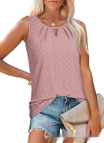 Loose-fitting Casual Sleeveless Top