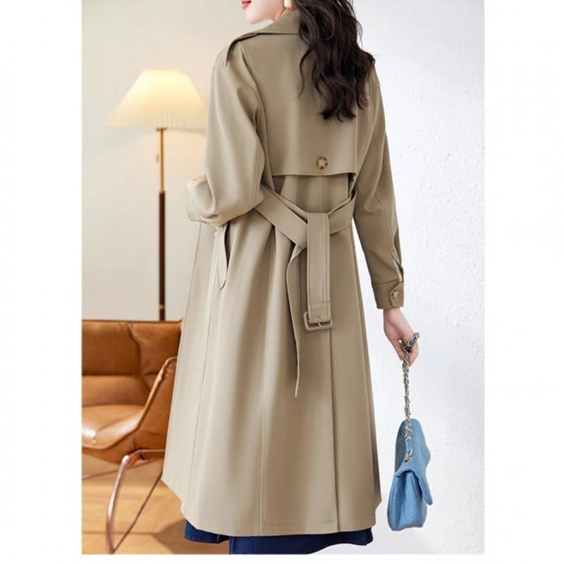 New Autumn Mid-Length Trench Coat For Women