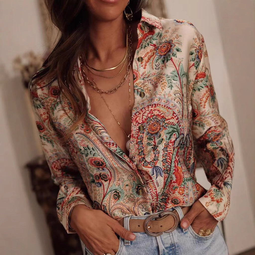 European And American Leisure Holiday Women's Shirt