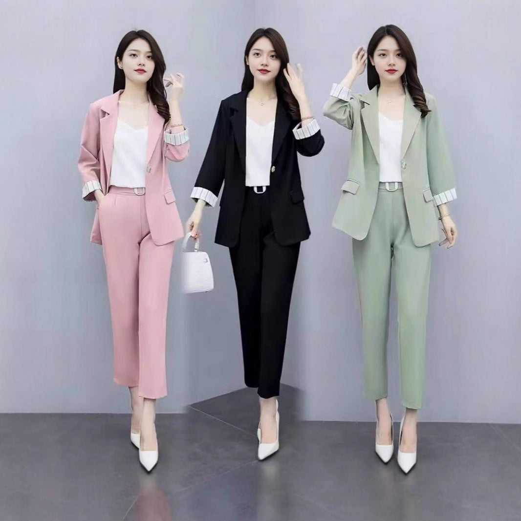 Fashion Suit Jacket And Pants Set