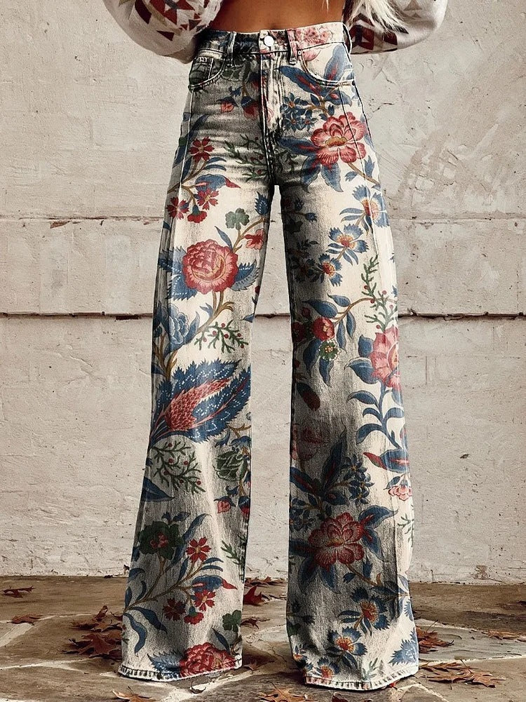 Hot Selling Plus Size Women's Casual Pants Thin Imitation Jeans