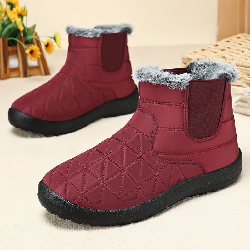 Womens Fleece-Lined Waterproof Non-Slip Insulated Extra-Thick Shoes