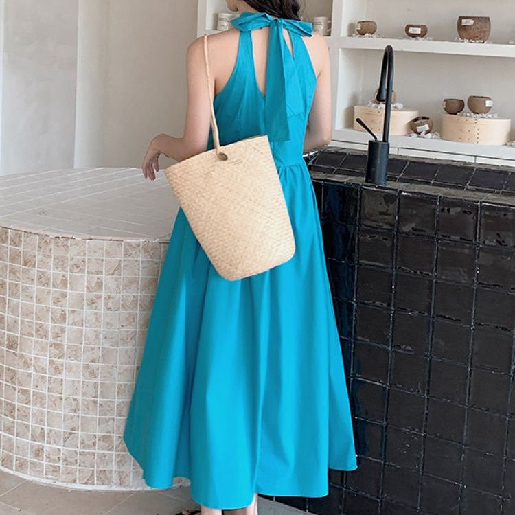 French Style Halterneck Dress