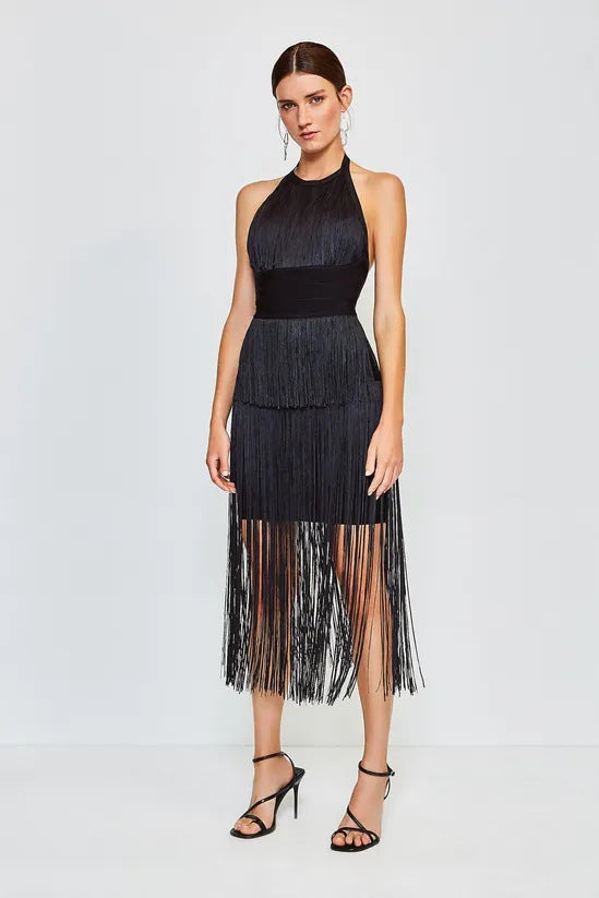 Ins European And American Niche Design Dress Women's Banquet