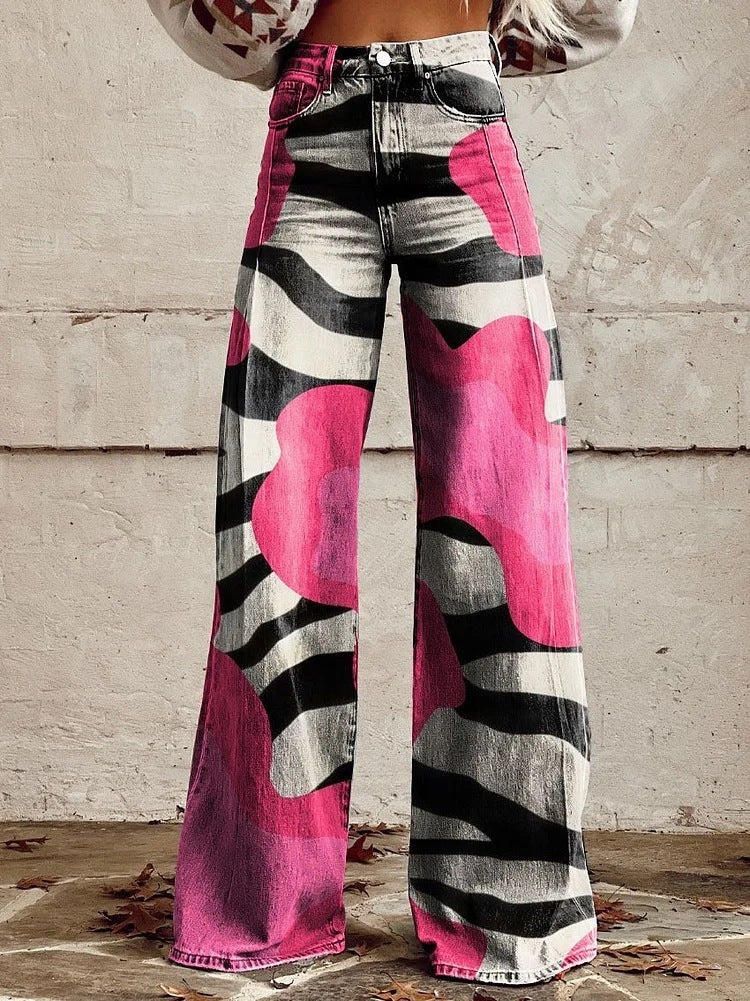 Hot Selling Plus Size Women's Casual Pants Thin Imitation Jeans