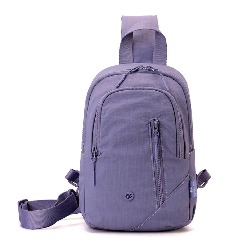 Ultra-light Parachute Fabric Chest Bag With A Stylish New Designperfect As A Shoulder Or Crossbody Tote