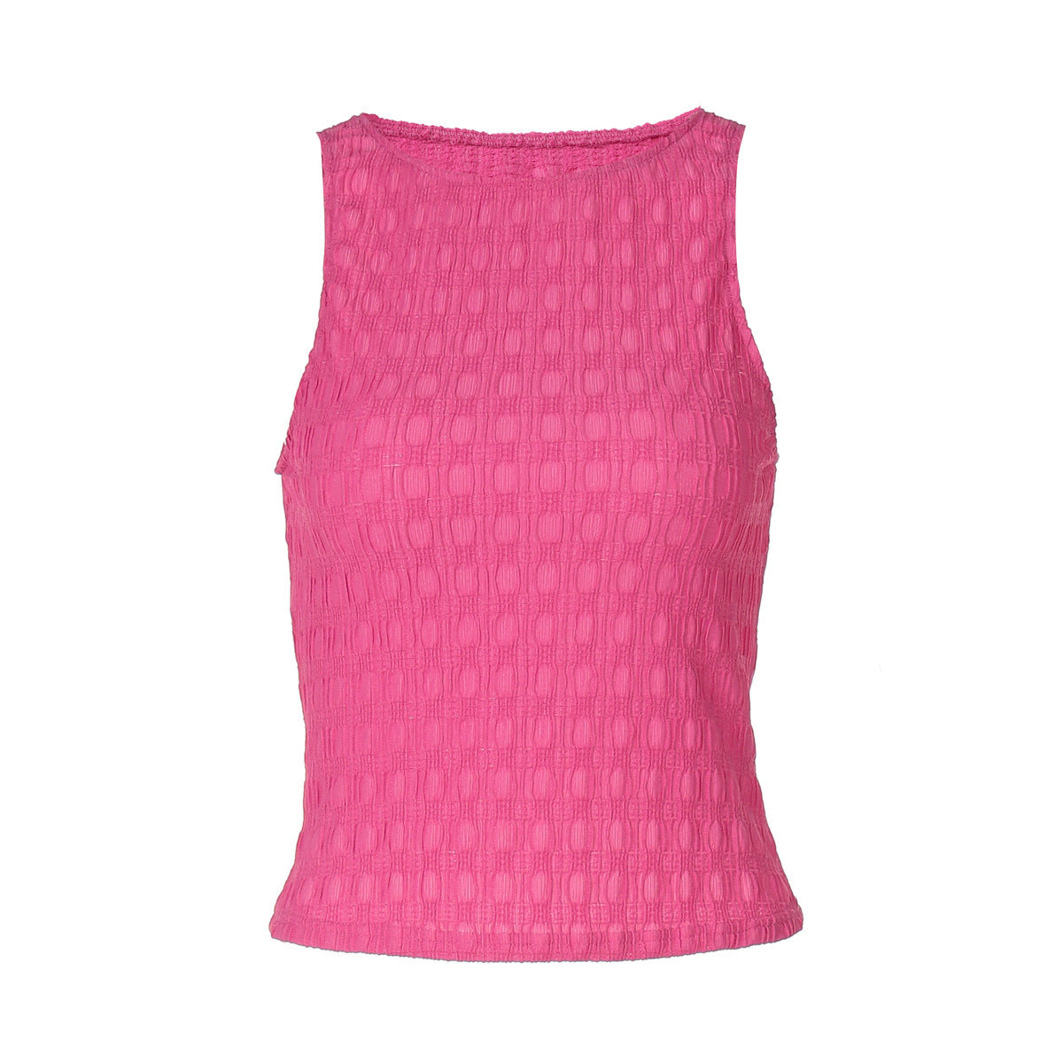 Women's Fashion Plaid Knitted Slim Top
