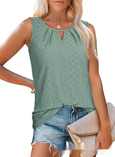 Loose-fitting Casual Sleeveless Top