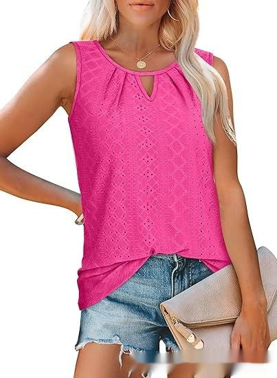 Loose-fitting Casual Sleeveless Top
