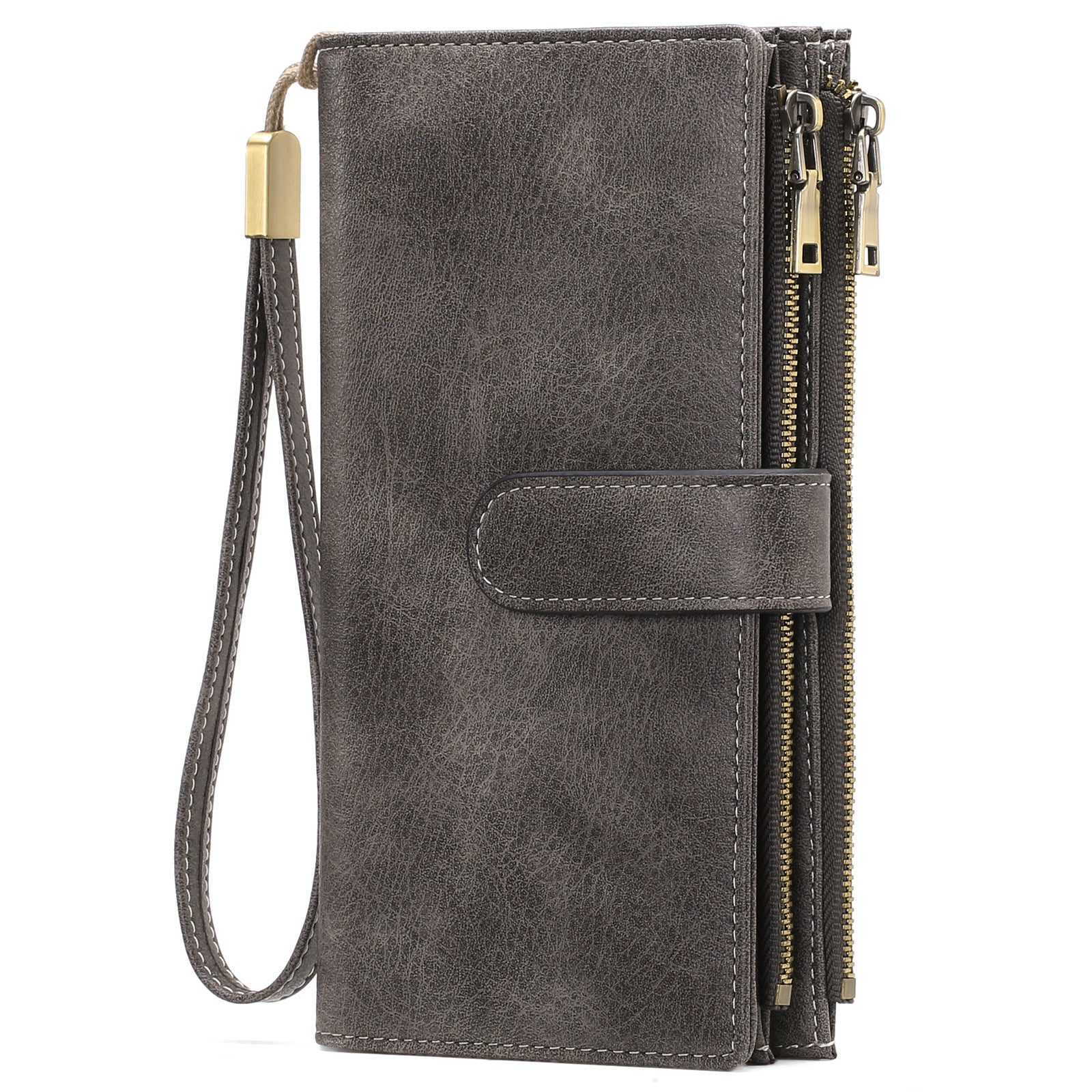 Long Wallet Multi-functional Vintage Tri-fold Purse