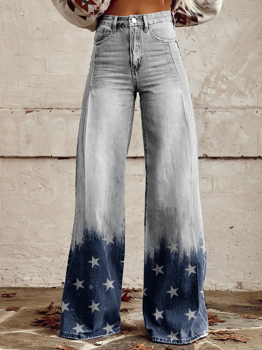 Hot Selling Plus Size Women's Casual Pants Thin Imitation Jeans