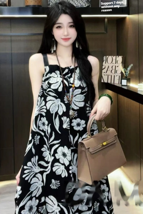 Ladies' Polyester Printed Dress