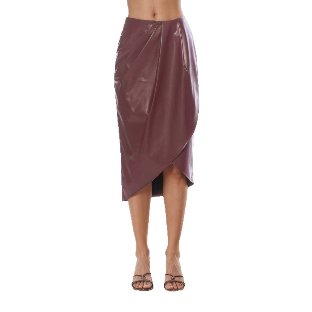 Fashion High-waist Slim-fit Slit Pencil Skirt